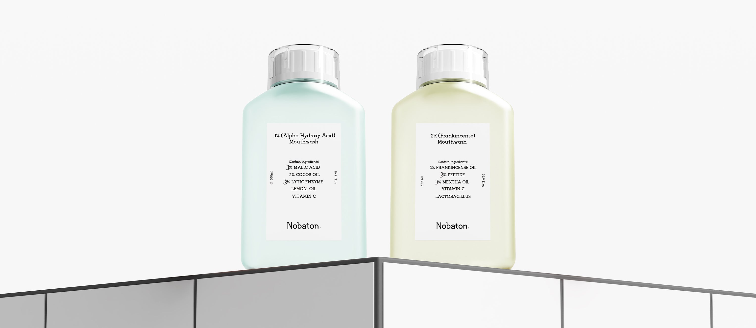 AROMATIC ESSENTIAL OIL
MOUTHWASH COLLECTION